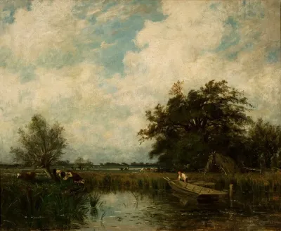 Landscape With A Pond 5
