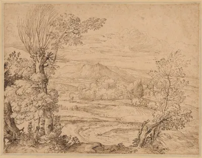 Landscape With A River And Aqueduct