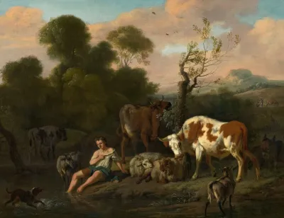 Landscape With A Shepherd 2