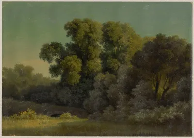 Landscape With A Thicket Of Trees