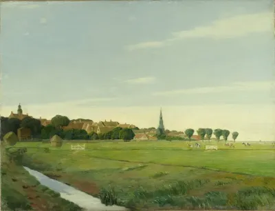 Landscape With A Town