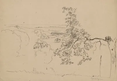 Landscape With A Tree In The Foreground 2