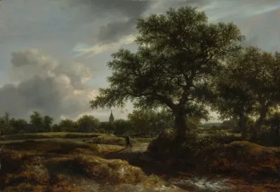 Landscape With A Village In The Distance