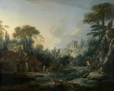 Landscape With A Water Mill
