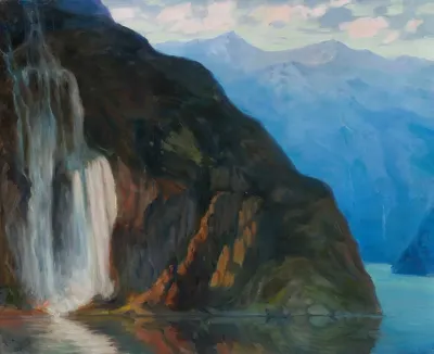 Landscape With A Waterfall 6