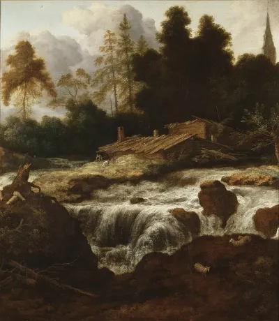 Landscape With A Waterfall