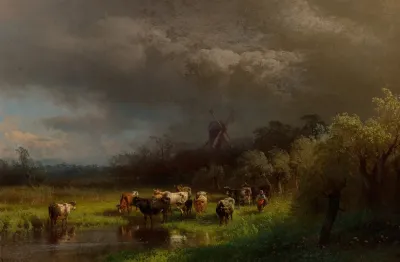 Landscape With A Windmill 3