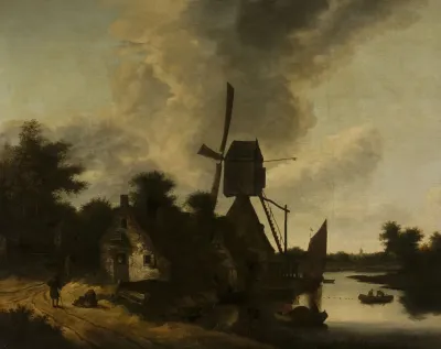 Landscape With A Windmill 9