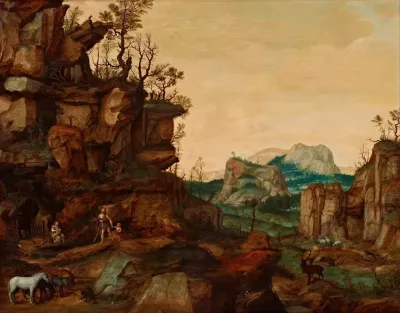 Landscape With Adam And Eve
