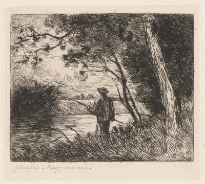Landscape With An Angler