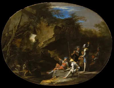 Landscape With Armed Men 2