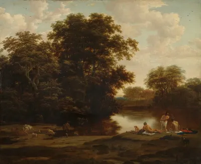 Landscape With Bathers 3