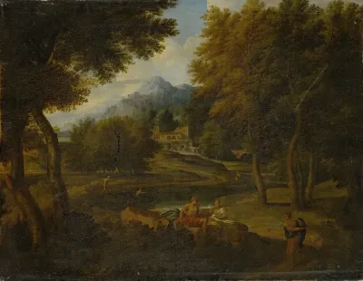Landscape With Bathers