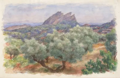 Landscape With Bec Daigle La Ciotat Rock