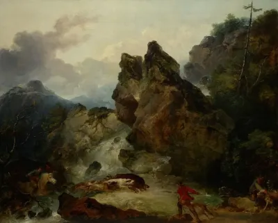 Landscape With Boar Hunt