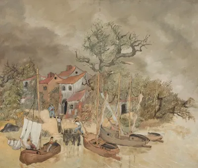 Landscape With Boats