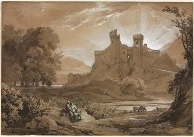 Landscape With Castle And Shepherds