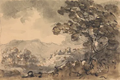 Landscape With Castle In The Distance