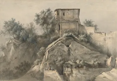Landscape With Chateau Galliard