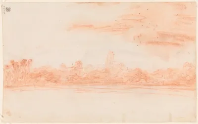 Landscape With Church Tower