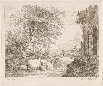 Landscape With Classical Ruins