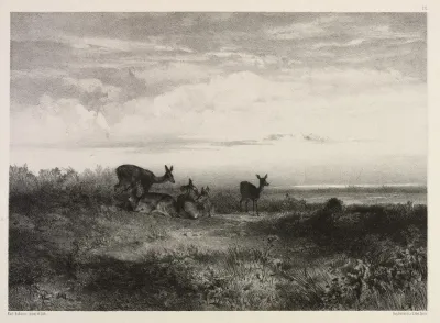 Landscape With Deer 3