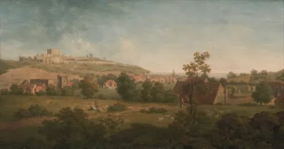 Landscape With Dover Castle In The Distance