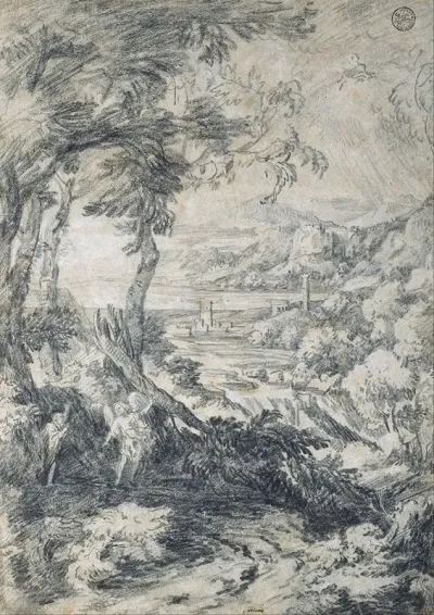 Landscape With Elijah And The Angel On Mount Horeb