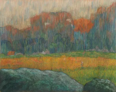 Landscape With Figure And Houses