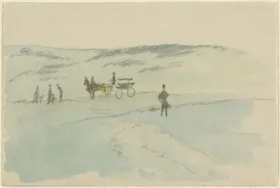 Landscape With Figures And A Carriage