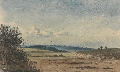 Landscape With Figures And A Wagon