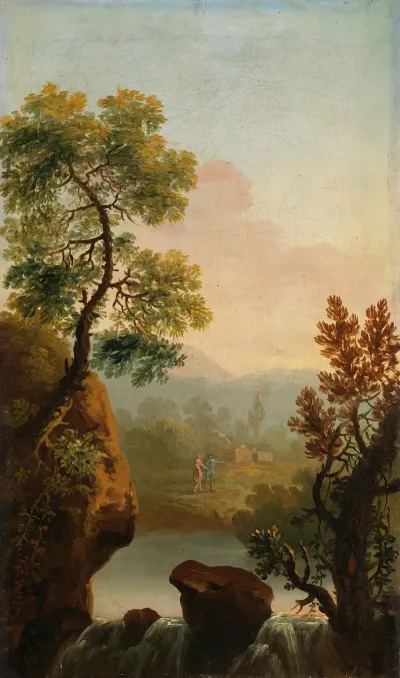 Landscape With Figures In The Background