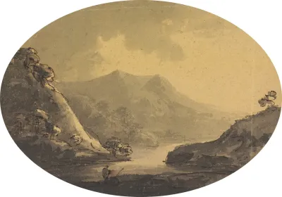 Landscape With Fisherman