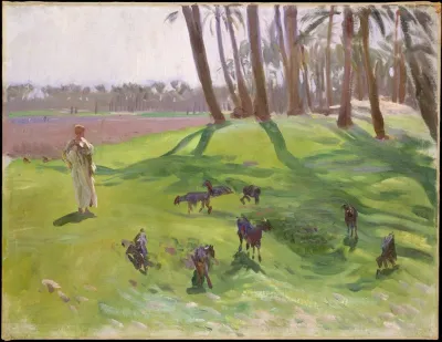 Landscape With Goatherd 2
