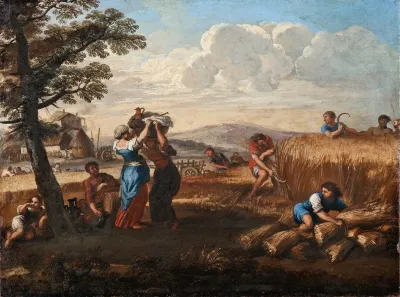 Landscape With Harvesting