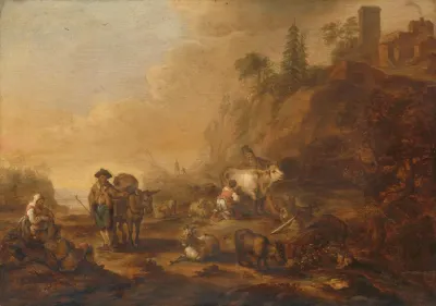 Landscape With Herdsmen And Their Droves