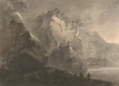Landscape With Hills And A Lake