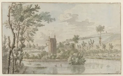 Landscape With Huis Kluys Near Brussels
