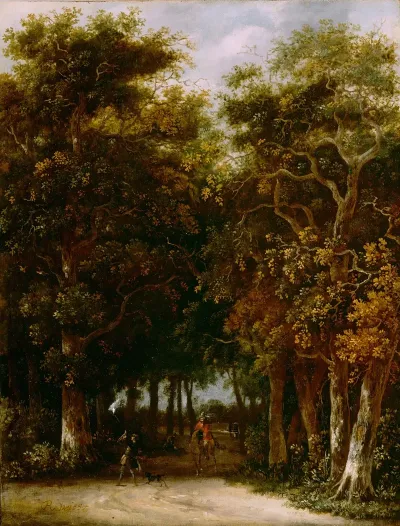 Landscape With Hunter