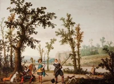 Landscape With Hunters 5