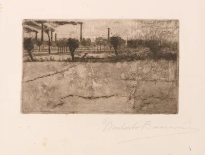 Landscape With Industrial Plants