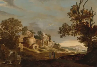 Landscape With Journey To Emmaus