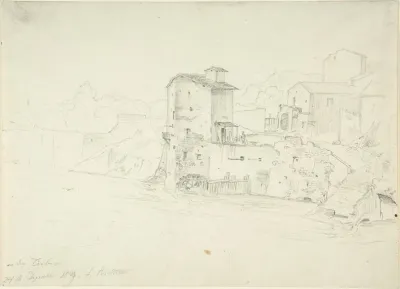 Landscape With Mill And Buildings