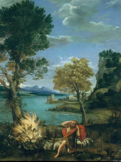 Landscape With Moses And The Burning Bush