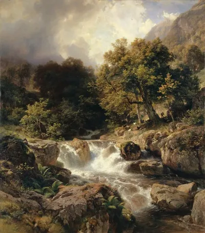 Landscape With Motifs From The Murgtal By The Walensee
