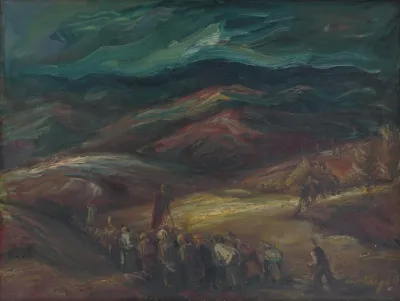 Landscape With Procession