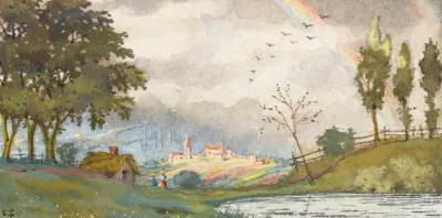 Landscape With Rainbow 2