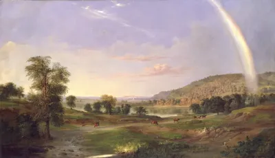 Landscape With Rainbow