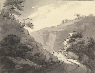 Landscape With Road In Foreground