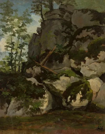 Landscape With Rocks From The Vicinity Of Mzurow